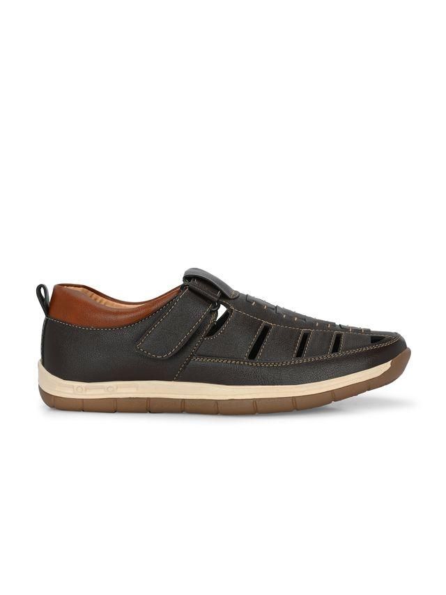 Herren Luxury Feet Braune Ledersandalen - Lord Lifestyle