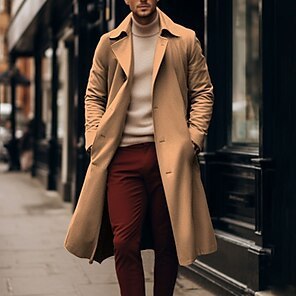 Herren Zweireihiger Trenchcoat mit Gürtel – Zeitlose Eleganz für den modernen Gentleman | Lord Lifestyle