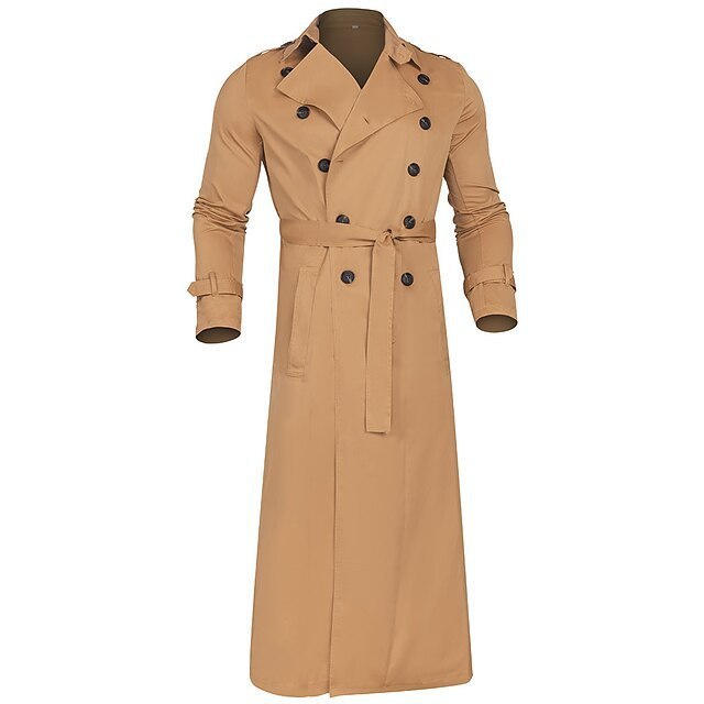 Herren Zweireihiger Trenchcoat mit Gürtel – Zeitlose Eleganz für den modernen Gentleman | Lord Lifestyle